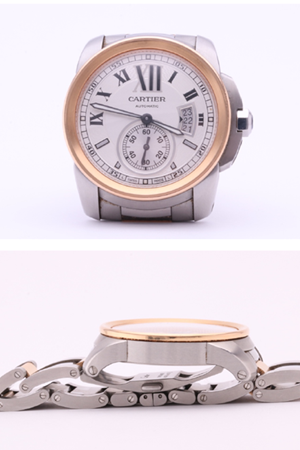0196.23 Exhibit AP04 1x Cartier calibre 44 mm gold and stainless.jpg