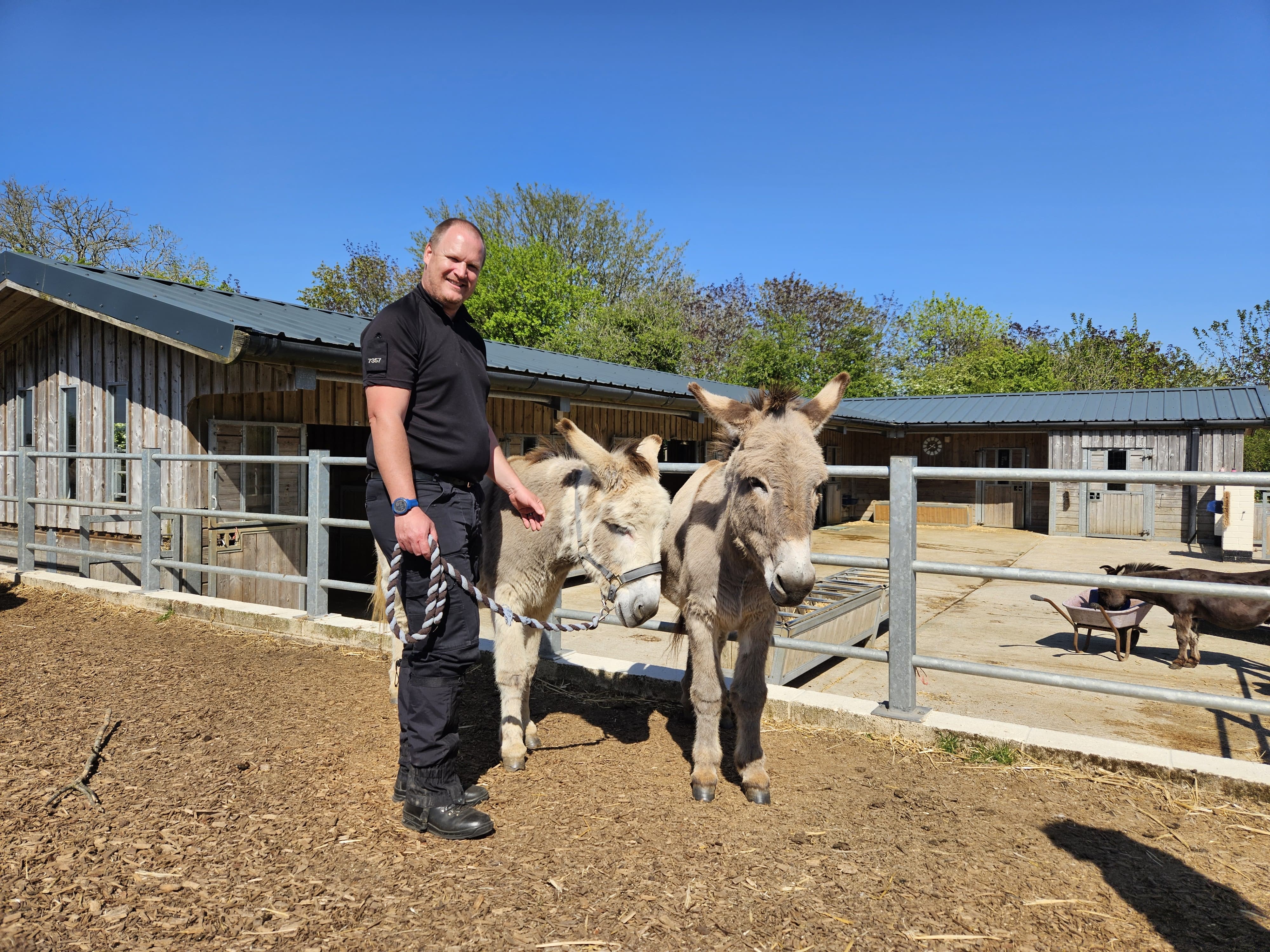 Lee Skinner and donkeys.jpg