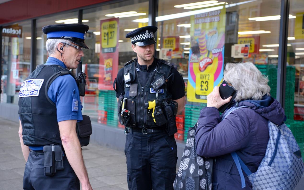 PCSO Pascoe and Josh page in Exeter.jpg