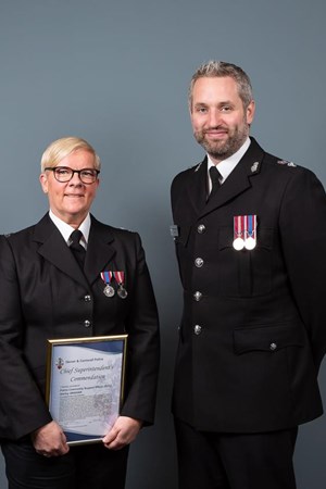 Police Community Support Officer Shirley Graham received a Chief Superintendent’s Commendation..jpg