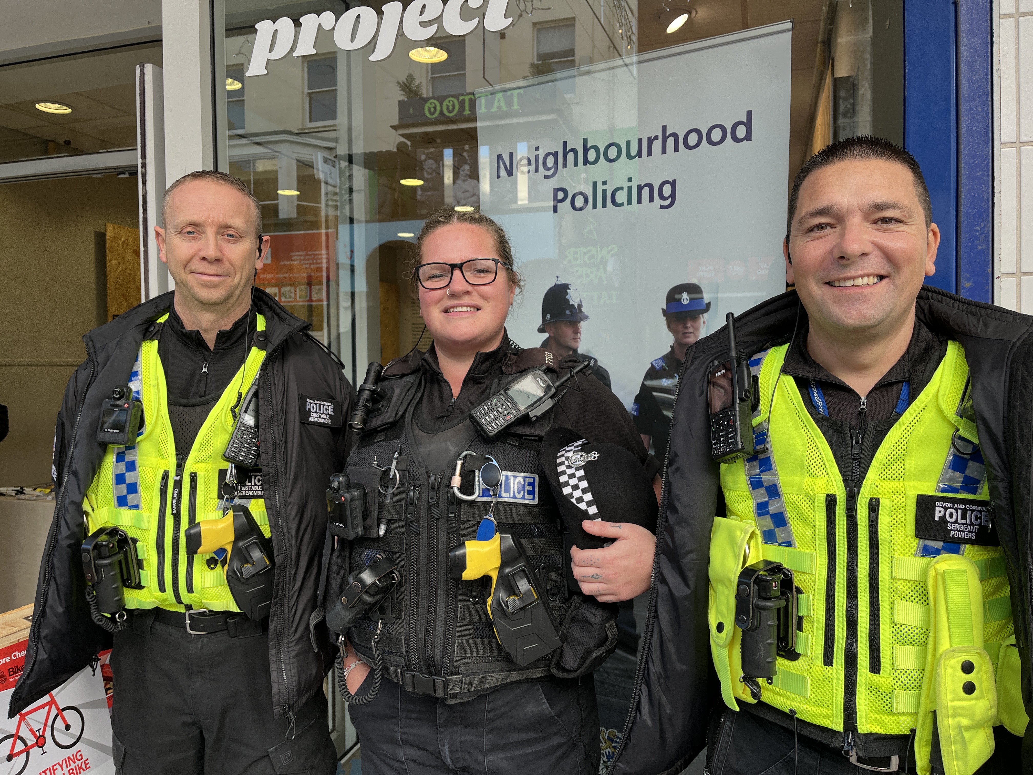 pop up Torquay 3 officers.jpg